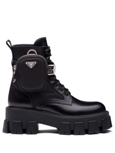 prada women boots|women prada boots with pouch.